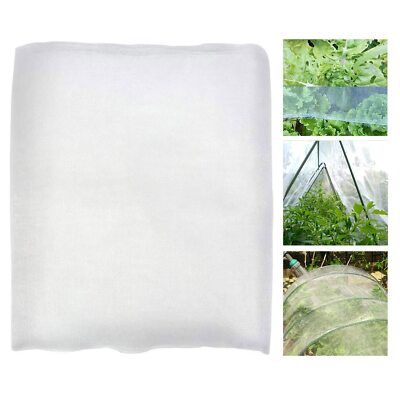8x15Ft Mosquito Bug Insect Bird Fine Mesh Net Barrier Hunting Blind Garden Sc...