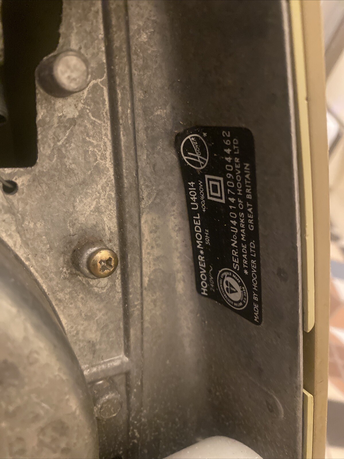 Vintage Retro Hoover Senior Ranger U4014 Vacuum Cleaner Shake N Vac eBay