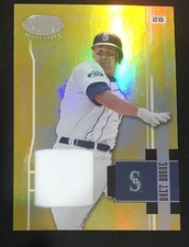 2003 Leaf Certified Materials Bret Boone Mirror Gold GU Jersey #/25
