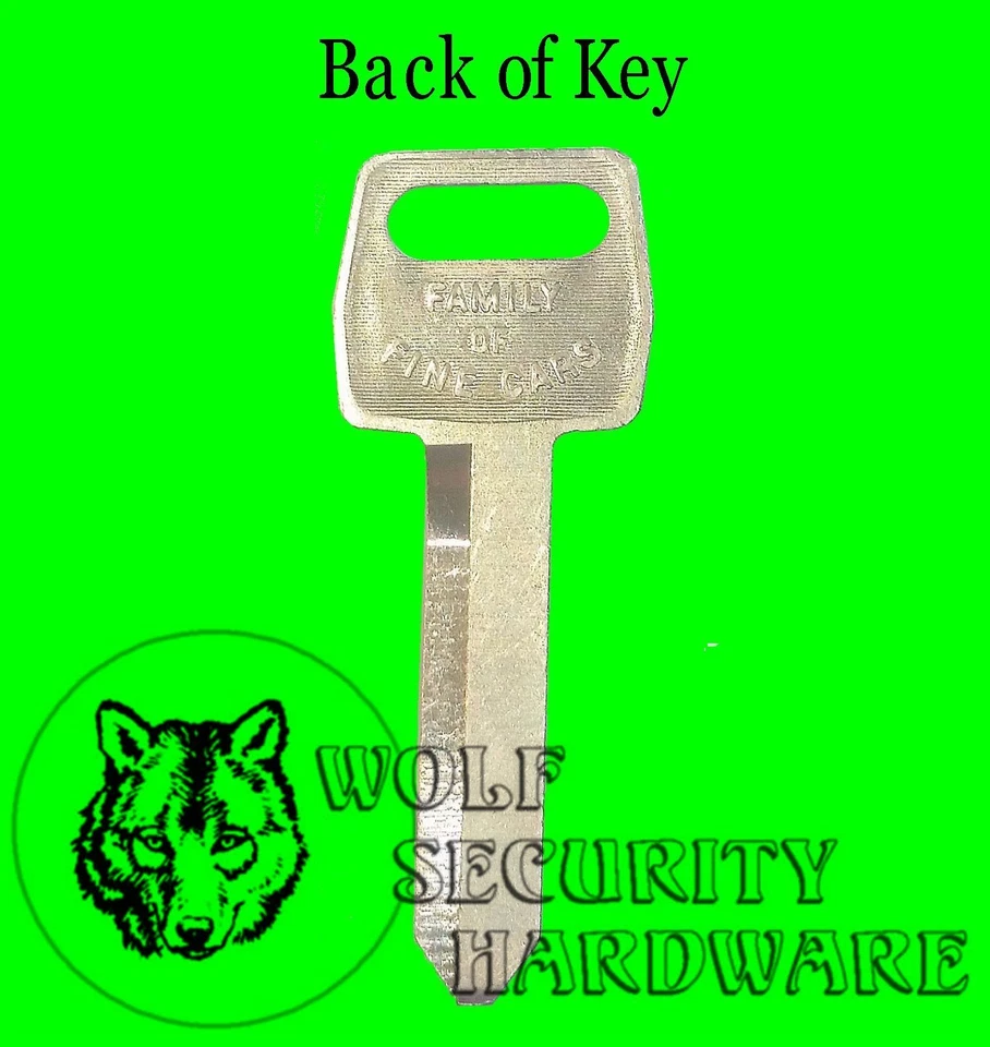 Lot of Three (3) Ford Logo OEM Uncut Ignition Key Blank *** IN STOCK *** - Image 2 of 3