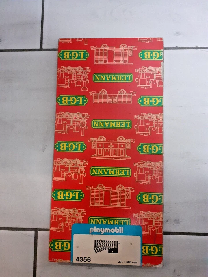 SCAMBIO LGB LEHMANN 4359 30° R 600 mm. RAIL PLAYMOBIL G GAUGE - Immagine 3 di 4