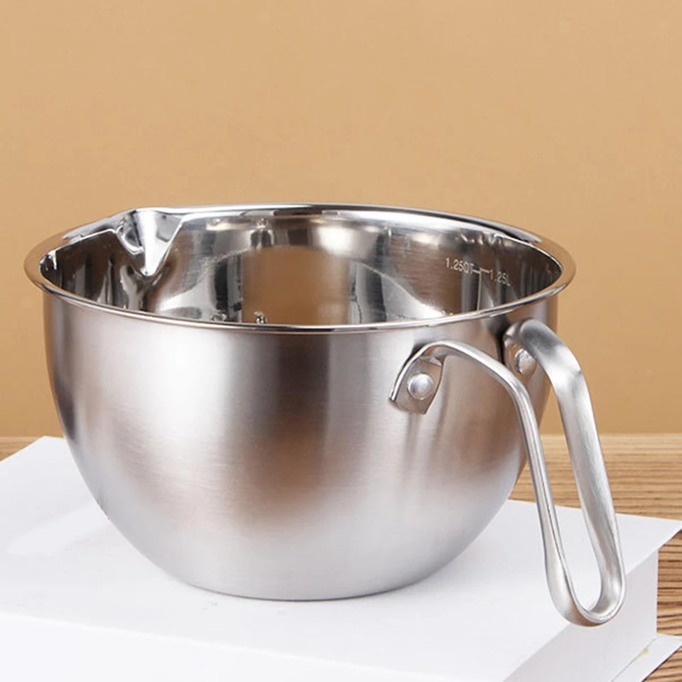 Melting Pot Comfortable Stainless Steel Mixing Bowl for Candy Candle Caramel
