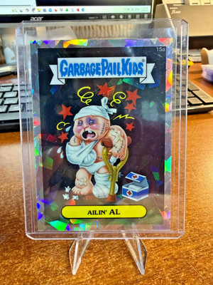 AILIN' AL Garbage Pail Kid 2013 Chrome Series 1 *Atomic Refractor* #15a