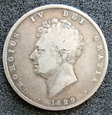 1829 George IV Halfcrown