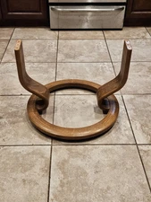 💥Ekornes Stressless Walnut Base from a MEDIUM Recliner Armchair