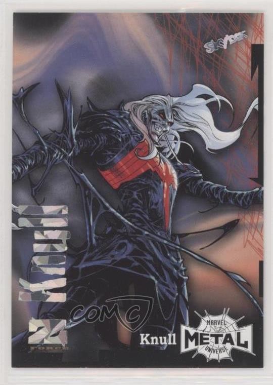 2022 Marvel Metal Universe Spider-Man Z-Force Amazing Rave 14/62 Knull #Z-16 bq7