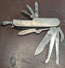 9 Blade, Accessories Pocket Knife 3.5" Long, Made In China