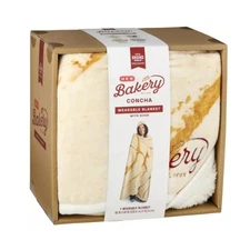 H‑E‑B Brand Shop H‑E‑B Bakery Concha Wearable Blanket with Hood 90'' x 60''
