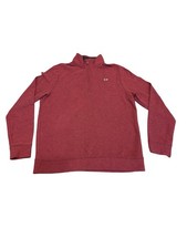 Vineyard Vines Boys 1/4 Zip Pullover Size 16 Large 100 Pima Cotton Burgundy