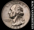 1942-D Washington Quarter - Scarce  Uncirculated  Lustrous  No Reserve  #K970