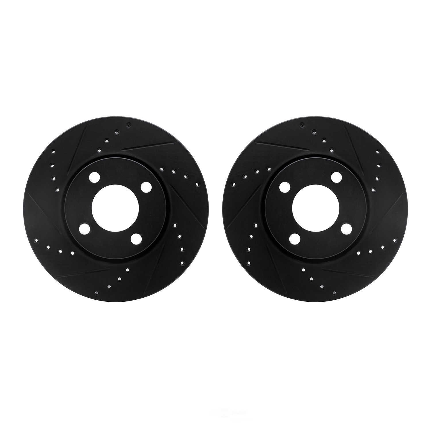 R1 Concepts ELINE Series Front Drilled And Slotted Brake Rotors
