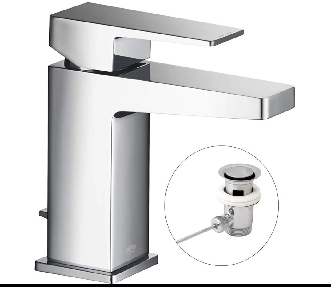 Mira Honesty Monobloc Basin Mixer Chrome with Pop-up Waste 2.1815.001