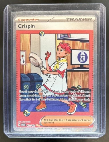 2025 Pokemon Prismatic Evolutions Crispin #171/131