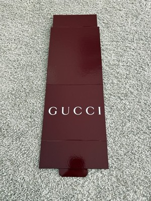 Gucci Empty Gift Box Burgundy Red Authentic Designer Pack (Flat) Easy assembly