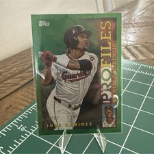 Topps 2026 ProFiles José Ramírez #TP-9 Green /99 Cleveland Guardians