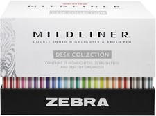 Zebra Pen Zebra Collection 50P ASST, Assorted Colors,Ballpoint Rollerball Pens