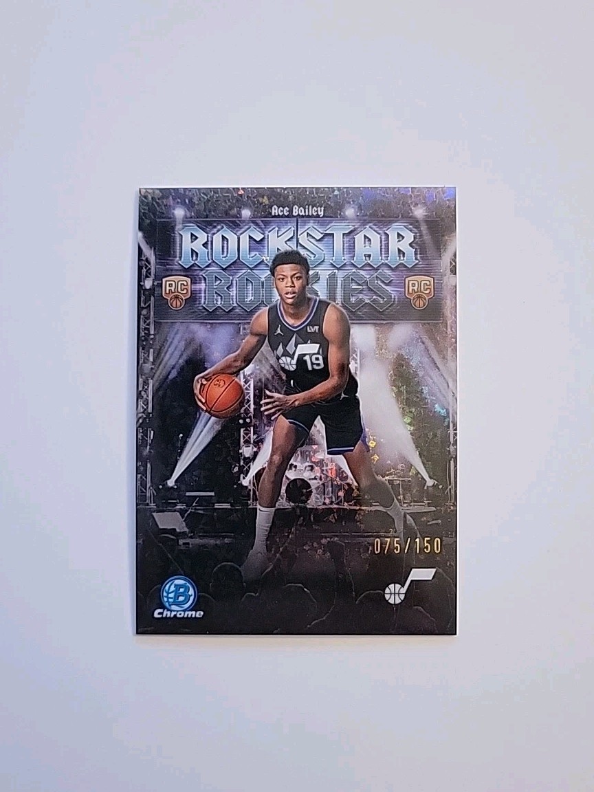 2025 Bowman Basketball Ace Bailey Rockstar Rookies Mini-Diamond Refractor /150