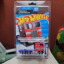 Hot Wheels Optimus Prime 2025 Screen Time Series 1 of 10 with protector 