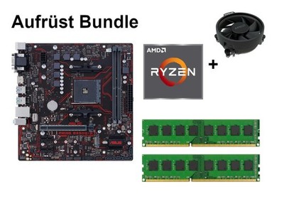 Bundle ASUS Prime B350M-E + AMD RYZEN 3 5 7 CPU + 8GB bis 32GB RAM + M.2 wählbar