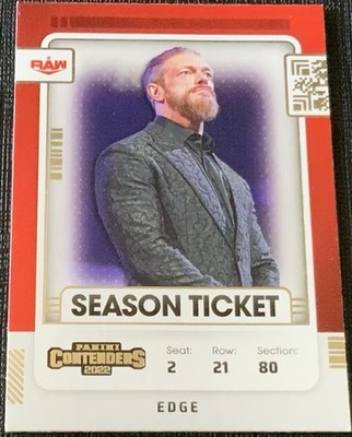 2022 Panini Chronicles Contenders Season Ticket WWE Edge #110 AEW