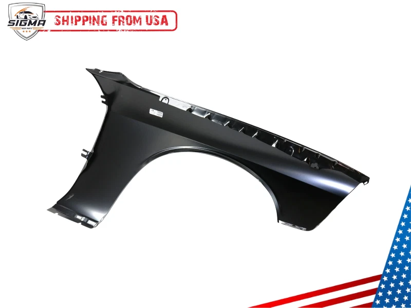 Par de paneles de guardabarros de acero laterales izquierdo y derecho para Dodge Challenger 2008-2023 Foto 4 de 4