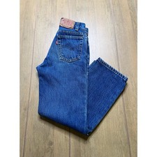 Vintage Levi  s 302 Jeans USA Made 10 Youth Actual Sz W22 L23 Straight Leg