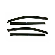 AVS Ventvisor Front & Rear Dark Smoke Window Deflectors for 11-17 Nissan Quest