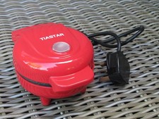 Rotes Tiastar Mini Waffeleisen, AWB59, kompaktes Waffeleisen