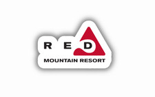 Red Mountain Ski Resort Vinyl Printed Sticker