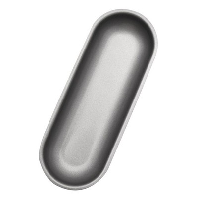 Silver Hot Dog Bun Pan Reusable Non Stick Bread Mould for Kitchen Use