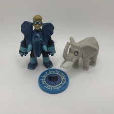 Wild Kratts Martin Elephant Figure w/ Elephant & Power Disc 2015 (Pre-Owned)