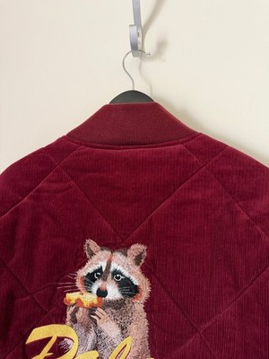 Palace Hungry Raccoon Corduroy Bomber Jacket - Size Medium