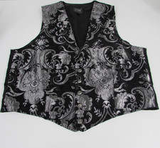 SHRINE of Hollywood Men's XL Vest Gothic Aristocrat Victorian Tapestry Vampire