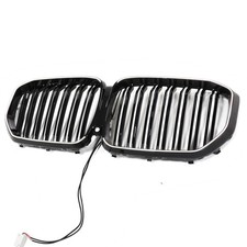 LED Doppelsteg K�hlergrill Schwarz passend f�r BMW X5 G05 ab 2019- 2023