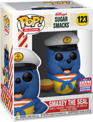 Kellogg's Sugar Smacks - Smaxey The Seal 123 2021 Summer Convention Limited Edit