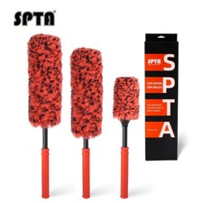 SPTA 3 Stück Mikrofaser Felgenbürste Gerade Autoreifenbürste Für Waschrad Rand