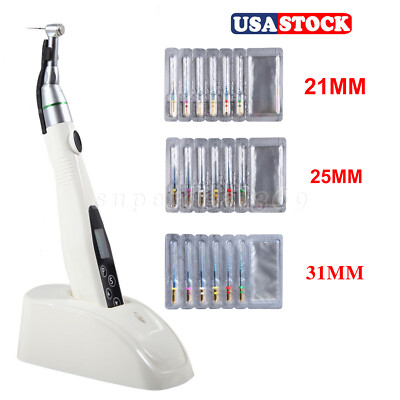 Dental Wireless LED Endo Motor 16:1 Handpiece / Niti Rotary Files 21/25/31MM po