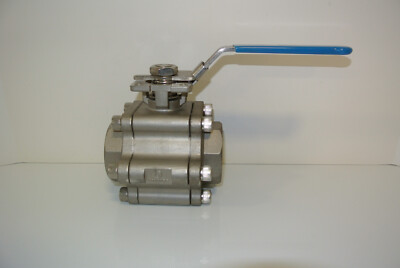 2'' CF FLUID CONTROLS FZ20WR CF3M FULL PORT SW BALL VALVE LOCKING HANDLE