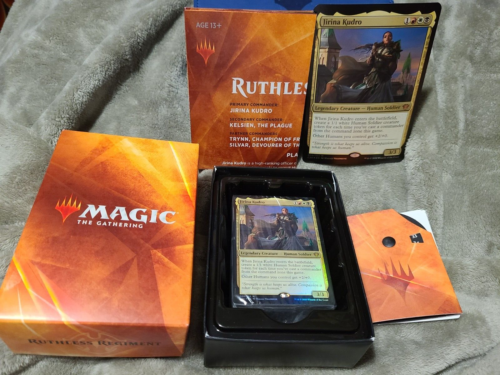 MTG Magic Ruthless Regiment Commander 2020 Ikoria New Sealed Deck No Outer Box