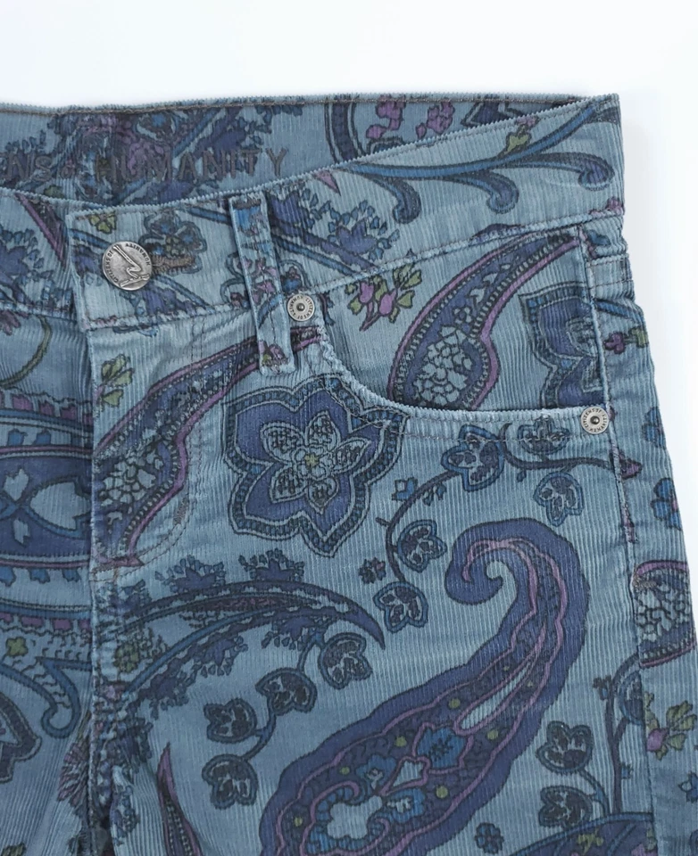 Pantalones Cortos Para Mujer Citizens Of Humanity 28 Paisely Cut Off Maniac Cheeky Azul Coyote Foto 4 de 4