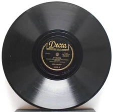 Evelina/The Eagle and Me/Bing Crosby (10", 78 rpm, Decca, 18635)