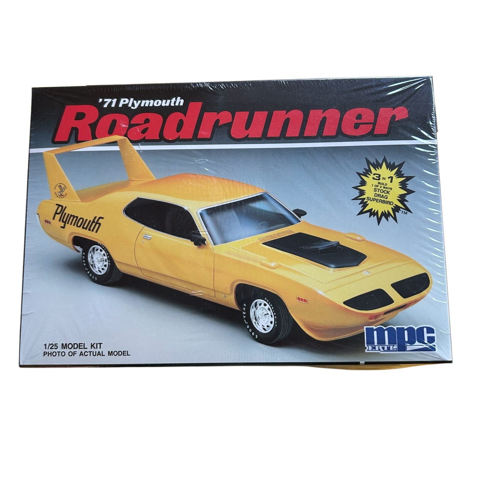 MPC ERTL 1987 '71 Plymouth Roadrunner 1/25 #6282 New Sealed Vintage