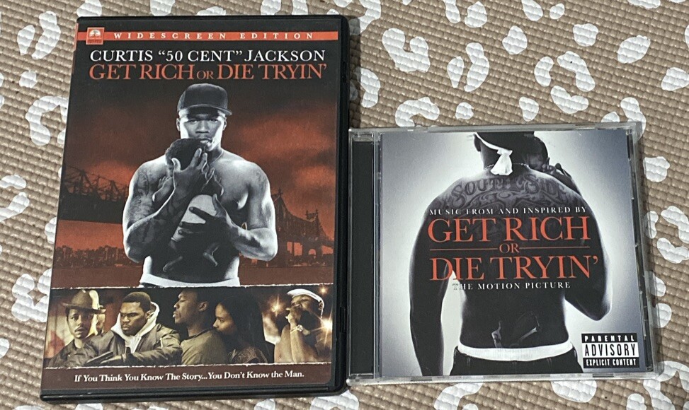 Get Rich or Die Tryin DVD Widescreen Paramount Soundtrack CD