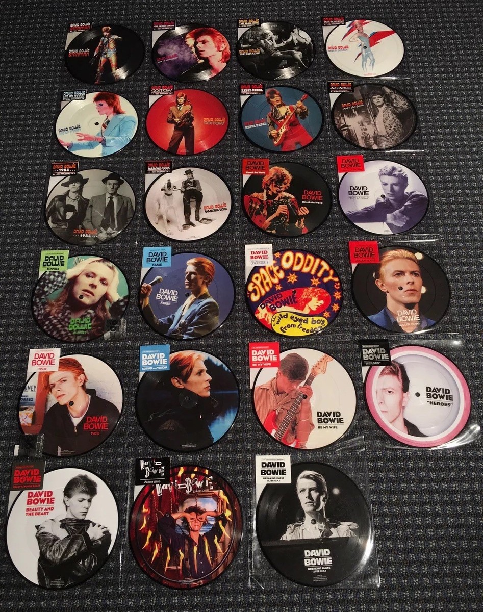 David Bowie パンフ DAVID BOWIE 40th Anniversary Picture Disc Collection Rare Mint