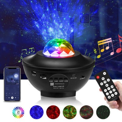 Projector Galaxy Starry Sky Night Light Ocean Star Party Speaker LED Lamp 1