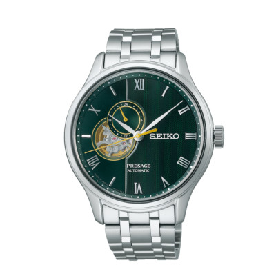 Seiko Presage Japan garden series Open Heart Automatic Watch SARY237 AU*au