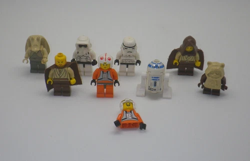 LEGO Star Wars Luke Biggs Paploo Obi Wan Trooper Minifigs... Set 7139 7140 7161