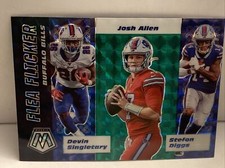 2020 Mosaic Green Prizm Flea Flicker Bills Josh Allen 🔥🔥🔥🔥🔥