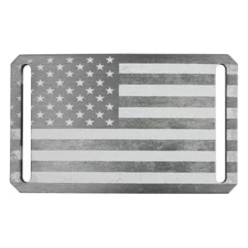 GRIP6 Flag Buckle Series 1.5 - Gunmetal USA Flag - 1.5