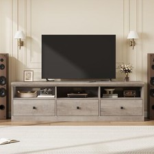 Modern TV Stand ,Wood Media Console TV Entertainment Center with Storage Drawers